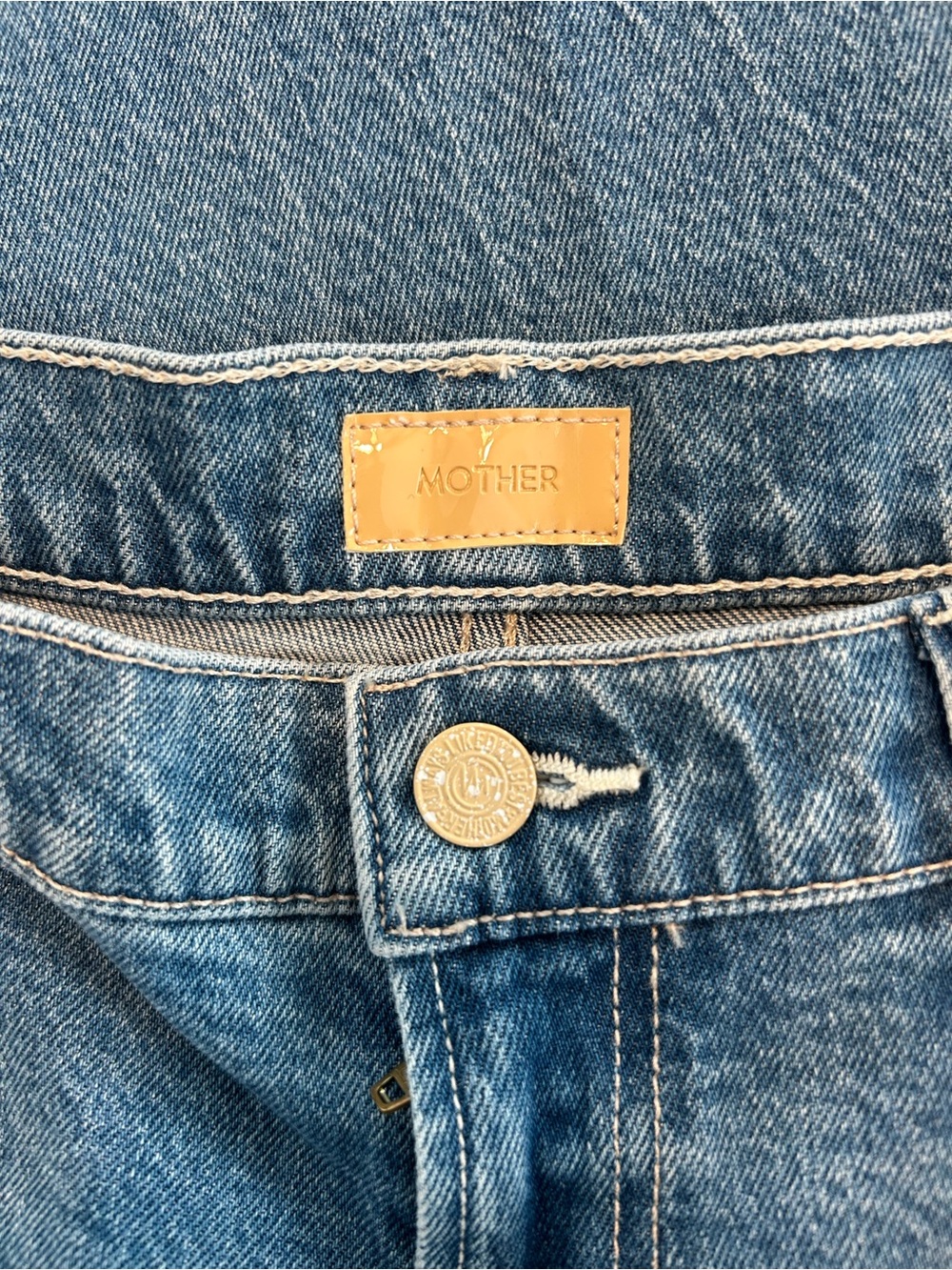 Mother Jeans The Maven Ankle Mid Rise Size 28 in Magic School Bus New With Tags - Picture 6 of 10